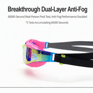 <span class=keywords><strong>Occhialini</strong></span> da Nuoto Personalizzati OEM con Logo UV, Lenti a Specchio Glacier, Cinturino Regolabile, Anti-Appannamento, Ultra-Adattabili, in Silicone e PC - Product Image 5