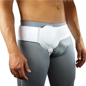 เข็มขัดไส้เลื่อนของผู้<span class=keywords><strong>ชาย</strong></span>ที่ระบายอากาศได้สำหรับรองรับไส้เลื่อนขาหนีบด้านซ้ายขวาพร้อมแผ่นรองรับความดันเหมาะกับ<span class=keywords><strong>โครง</strong></span> - Product Image 3
