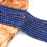 Perles africaines en pierre naturelle lapis-lazuli, livraison gratuite, vente en gros, perles africaines, en vrac