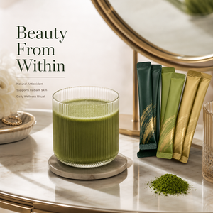 ชาเขียวมัทฉะแบบซองพร้อมชง พกพาสะดวก บรรจุภัณฑ์แบบซองเดี่ยว ออร์แกนิคเพื่อสุขภาพ รับผลิตโลโก้ตามสั่ง ขายส่ง - Product Image 1