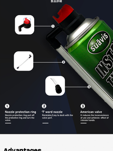 Suavis 550ml chăm sóc tự động tay công cụ lốp khẩn cấp Lốp <span class=keywords><strong>Sealant</strong></span> cho thủng sửa chữa nhanh chóng tính năng cổ phiếu trong Indonesia Cambodia - Product Image 5