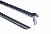 Pour Mercedes-Benz Classe G W463 G55 G63 G65 AMG, couvre-pilier de porte en fibre de carbone, garnitures extérieures en carbone pour G300 G500 G550