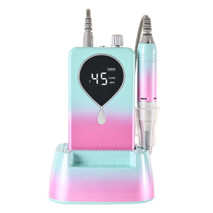 Machine à ongles rechargeable 35000 tr/min, kit de lime électrique pour le polissage du gel acrylique et la manucure - Product Image 1