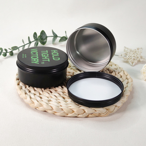 Tùy Chỉnh 6Oz 8Oz 10Oz Kim Loại Tin Jar Vòng Pomade Lọ Màu Đen Kích Thước Lớn Nhôm Bao Bì Container Có Thể Hộp - Product Image 5