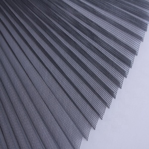 Cửa sổ cửa Fly sợi thủy tinh có thể thu vào Polyester xếp li lưới plisse Màn hình xếp li lưới muỗi - Product Image 1