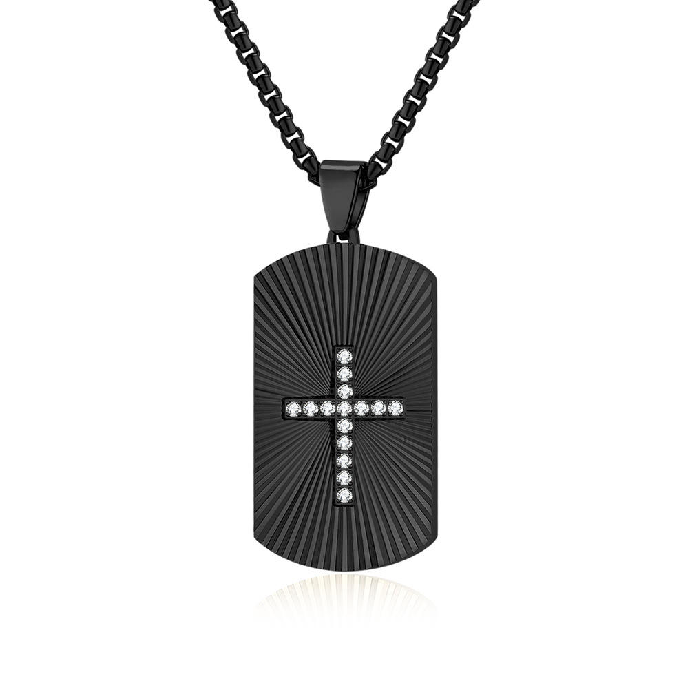 จี้เดี่ยวสีดำไม่มีโซ่