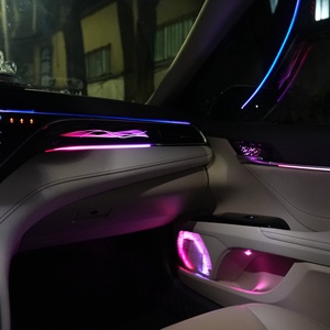 Easy to Cut Car Ambient Light for RHD Cars 12V RGB <b>Strip</b> with 3M <b>Adhesive</b> Suitable for Curved Surface Installation - Product Image 1