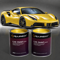 Cat Semprot Akrilik Perak 1K Ruijing Diy Friendly Easy Spray Formula, Mengurangi Kesulitan Operasi untuk Perbaikan Cat Mobil Pemula