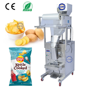 Vertical Bag Packaging Machine Large Hopper Snack Pouch Packing Machine Stainless Steel Banana Chips Packaging Machine - Product Image 1
