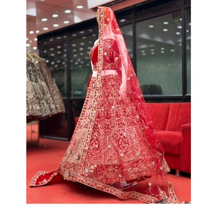 Lehenga Choli de Diseño con Malla de Cachemira, el Más Vendido, con Dupatta, Ropa Étnica Premium para Mujer, Disponible al Mejor Precio - Product Image 3