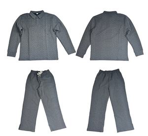 Conjunto de <span class=keywords><strong>chándal</strong></span> informal suelto para <span class=keywords><strong>hombre</strong></span>-Polo y pantalón de manga larga de color sólido de nuevo estilo europeo y americano para comercio exterior y <span class=keywords><strong>Amazon</strong></span> - Product Image 5