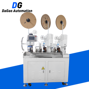 Máquina de Crimpado de Terminales Aislados de Alta Velocidad Totalmente Automática de 3 Hilos para el Procesamiento de <span class=keywords><strong>Cables</strong></span> - Product Image 1