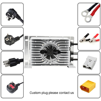 Chargeur de batterie étanche IP67 12v 50a 48v 35a 72v 25a pour tracteur électrique, vente chaude 2023 2024 2025