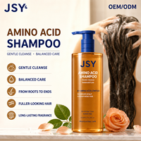 OEM ODM Label Pribadi 400ml Sampo Asam Amino Bebas Sulfat Pengontrol Minyak Perawatan Kulit Kepala Penambah Volume Perawatan Perbaikan Aroma Tahan Lama