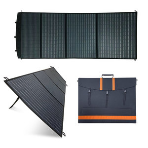 Couverture solaire pliable pour voiture électrique 220w, panneau solaire léger et portable pour la recharge de la batterie de vélo - Product Image 1