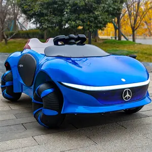 Coole Kinder fahren auf Auto 2.4G Fernbedienung Tank Ride Auto mit leichter Musik Kinder batterie betriebenes Autos pielzeug