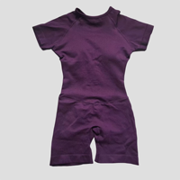 Combinaison de yoga sans couture pour femmes, manches courtes, short, tenue une pièce, body, combinaison de sport athlétique