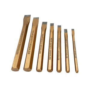 Ensemble de ciseaux à froid Chufan, 6 pièces, pointe droite métrique, outil de maçonnerie, qualité industrielle - Product Image 4