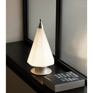 Seeking <b>Light</b> Island Cedar <b>Night</b> <b>Light</b> Rechargeable Ambient Lamp Touch Control Geometric Tulip Shape Bedroom Decoration Gift - Product Image 1