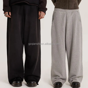 <span class=keywords><strong>Pantaloni</strong></span> larghi da donna in <span class=keywords><strong>maglia</strong></span> di spugna francese ricamati su misura - Product Image 1