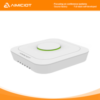 Sistema de Audio Inalámbrico para Conferencias con Montaje en Techo, Controlador Central AIOP, Solución Profesional para Reuniones y Votaciones, 30m