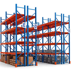 Có thể điều chỉnh nhiệm vụ nặng nề thép Pallet Kệ hệ thống | công nghiệp kho chùm giá lưu trữ Kệ ODM - Product Image 1