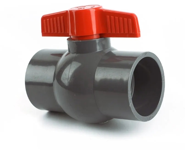 Furui PN16 SCH80 Gray PVC Ball Valve 1/2''-4'' Single Union & Double Union Customizable OEM Fittings · image 1