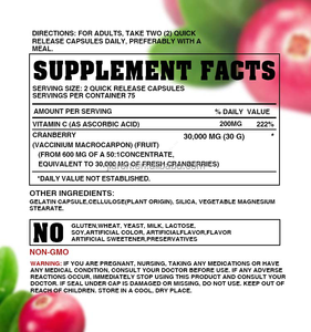 Saúde vaginal <span class=keywords><strong>Cranberry</strong></span> orgânico cápsulas probióticas saúde urinária suplemento probiótico cápsulas probióticas para mulheres OEM - Product Image 6