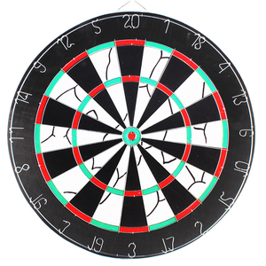 Chuyên nghiệp unbeatable tròn 18 inch hai mặt đàn phi tiêu với 6 phi tiêu thể thao mục tiêu Dartboard trò chơi sắt số - Product Image 2