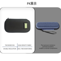 Étui pour stéthoscope en EVA durable, léger avec fermeture éclair, étanche, accessoires médicaux élégants pour les voyages, la maison et l'organisation des fournitures