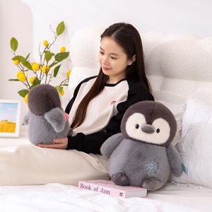 Dễ Thương Chim Cánh Cụt Đồ Chơi Sang Trọng Tùy Chỉnh Thêu Thiết Kế Kawaii Chim Cánh Cụt Mềm Thú Nhồi Bông Búp Bê Sang Trọng Trẻ Em Gối Quà Tặng - Product Image 4