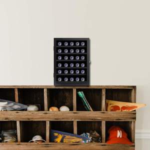 Boîte de présentation murale en bois pour médailles de champion, avec serrure, pour collection - Product Image 1