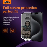 Protection d'écran en verre trempé 9H anti-espion avec dépoussiérage et installation facile pour iPhone 17 Pro Max 16 15 14 13