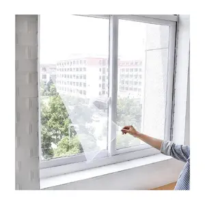 Polyester diy insect protection window screen magnetic mosquito window mesh fly screens