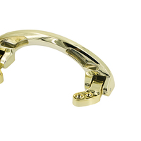 Nouvelles poignées de cercueil réglables en forme de demi-lune, style européen, accessoires funéraires, poignées de cercueil en plastique LILONG LC5018-46