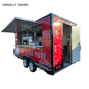 Custom Mobile Kitchen Truck Trailer OEM ODM Service Full Equipment Concession Cart Fast Food Stand with Technical Support - Product Image 2