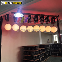 Boule lumineuse cinétique LED MOKA SFX pour scène de concert, danse, fête, boule de levage colorée RVB dans l'éclairage de scène LED