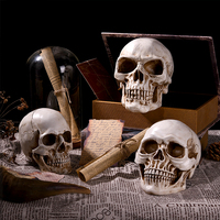 Figurine d'Halloween en résine, décoration gothique effrayante pour maison hantée, accessoire de fête sinistre