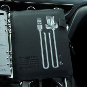 A5 Promotional Agenda Recycled Loose-Leaf Printed Exercise Book Smart Diary Wireless Charger Powerbank Gift Inteligente Reusable - Product Image 3