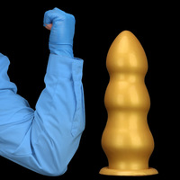 Plug anal en silicone doré extra-large 11 cm, jouet géant pour stimulation anale, surdimensionné, super épais, pour homme, HMGJ2192 Dongguan