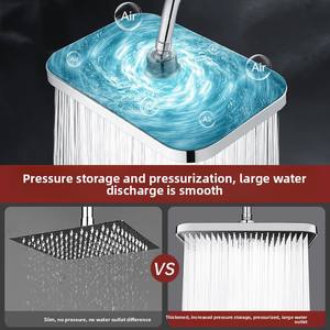 Ensemble <span class=keywords><strong>de</strong></span> <span class=keywords><strong>douche</strong></span> <span class=keywords><strong>pluie</strong></span> super grand avec sortie d'eau sous pression pour salles <span class=keywords><strong>de</strong></span> bain d'hôtel toilettes gymnases douches - Product Image 2
