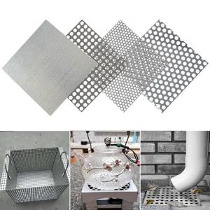 Grille de drain de sol en acier inoxydable 304, filtre de canalisation perforé, grille anti-bouchon et anti-cheveux pour salle de bain - Product Image 1