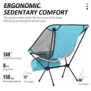 Oversized Large Ultralight <b>Comfy</b> Travel Hiking Picnic <b>Outdoor</b> Portable Folding Camping Moon <b>Chair</b> - Product Image 3
