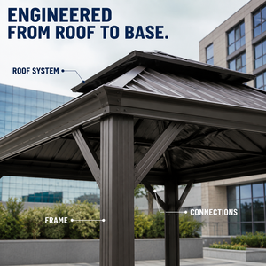 Pérgola Motorizada Diseñada para Proyectos de Patio y Jardín al Aire Libre con Control de Techo Motorizado y Opciones de Acabado Personalizadas - Product Image 4