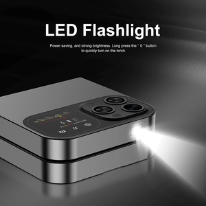 F15 Mini GSM 2 carte SIM caméra arrière liste noire magique appel vocal enregistrement vitesse cadran MP4 torche petit téléphone portable pliable - Product Image 2