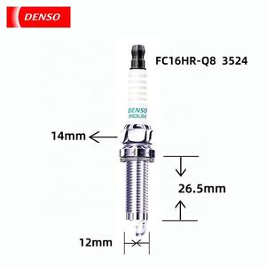 Bougie d'allumage Denso Super Ignition Long Reach iridium FC16HR-Q8 90919-01289 pour Toyota Yaris L Zhixuan, Zhixiang7NR, Camry 2.5 - Product Image 3