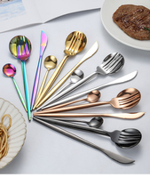 Ensemble de Couverts en Acier Inoxydable 24 Pièces Très Demandé avec Boîte Cadeau Premium, Incluant Couteau/Fourchette/Cuillère pour Restaurant et Fêtes