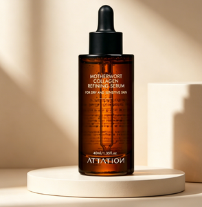 เซรั่มบำรุงผิวหน้าสูตรประจำวันของเกาหลี ATTATION motherwort collagen refining serum botanical moisturizing anti aging skin elasticity firming - Product Image 6
