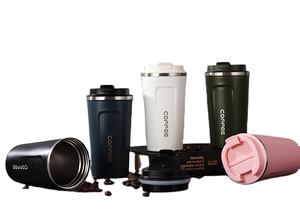 LOGO personnalisé 350ml/ 500ml étanche bureau thermique <span class=keywords><strong>café</strong></span> lait thé eau tasses voiture voyage tasse gobelet avec couvercle - Product Image 2