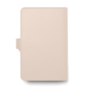 Carnet à feuilles mobiles A5 A6 rechargeable en similicuir avec reliure à anneaux, six anneaux métalliques à logo gaufré, agenda professionnel - Product Image 5